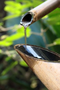 Bamboo Water Feature